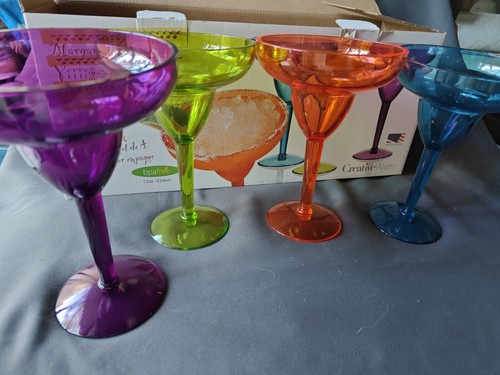 12 Oz Clear Plastic Margarita Glasses - Drinkware Company