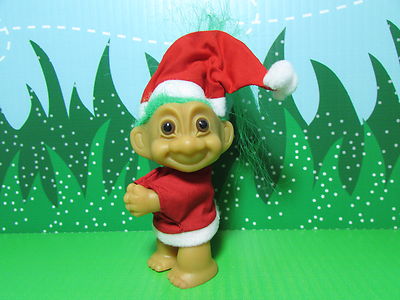 SANTA TROLL CLIP ON  - 3'''' Russ Troll Doll - NEW -w/OUT LOTTERY TICKET