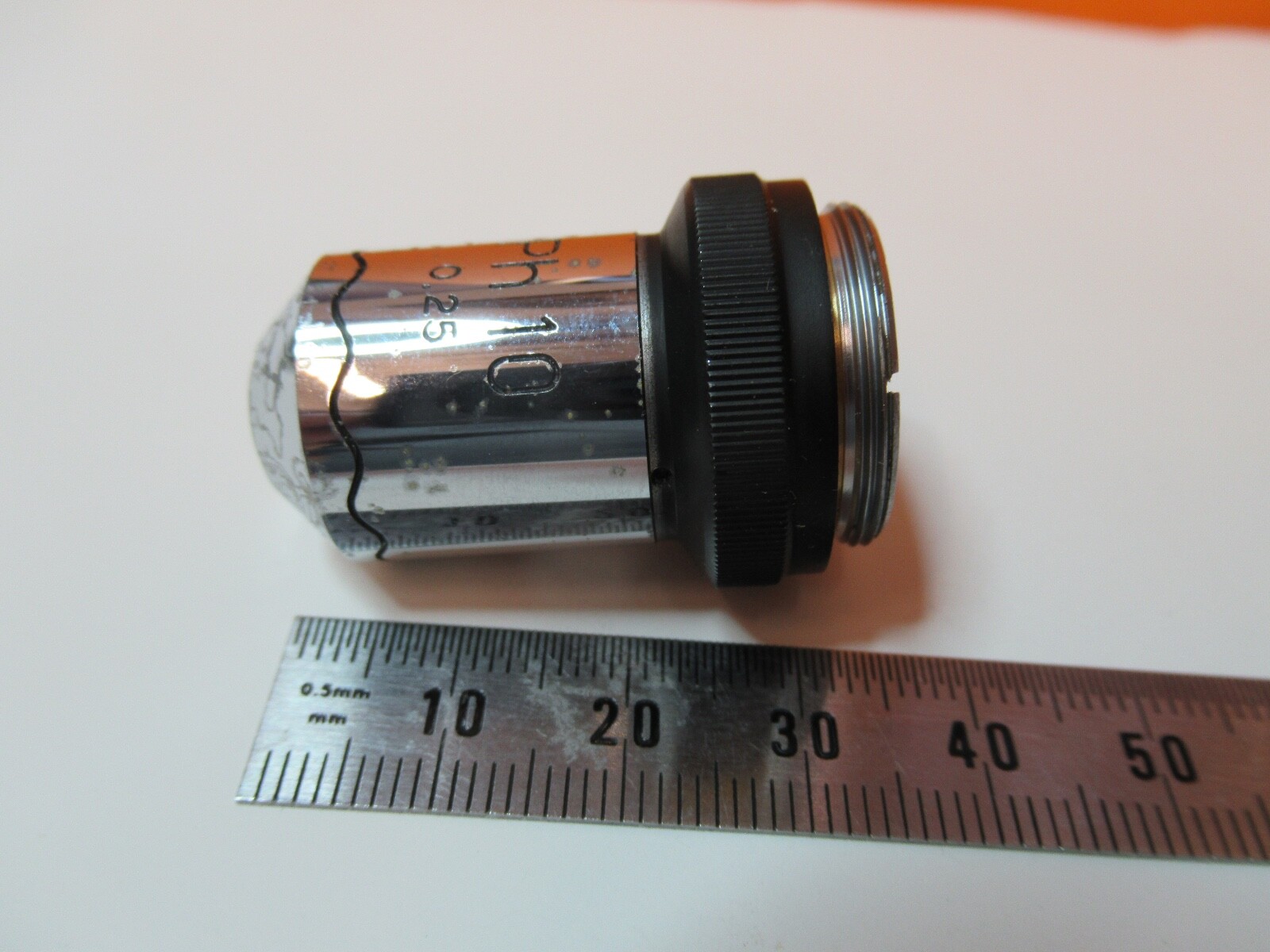 WILD HEERBRUGG SWISS PH 10X OBJECTIVE OPTICS MICROSCOPE PART AS