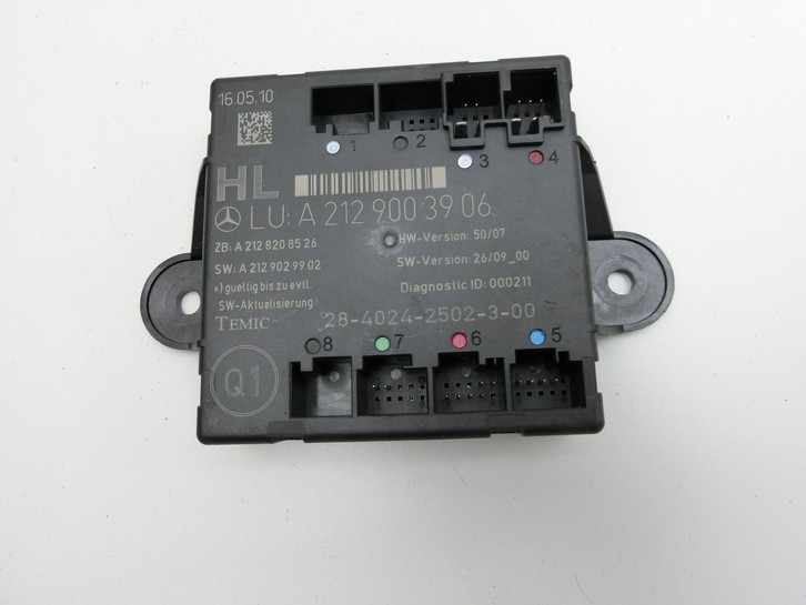 Mercedes S204 C180 09-14 Steuergerät SG Türsteuergerät Links Hinten Mercedes S204 C180 09-14 01.06.2010 A2129003906... Bild 2