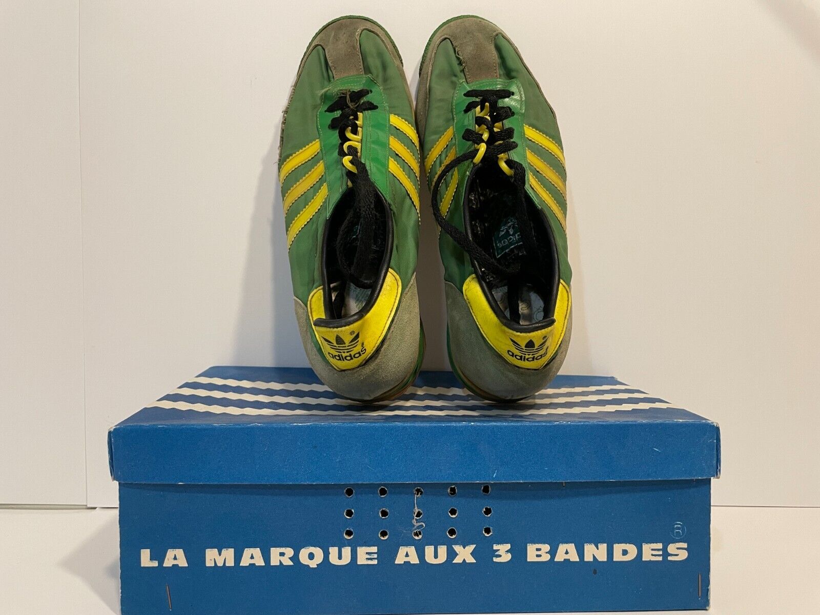 Vintage Adidas SL-76 Track Shoes from 1970s Made In West Vintage Adidas SL-76 Track Shoes from 1970s Made In West
