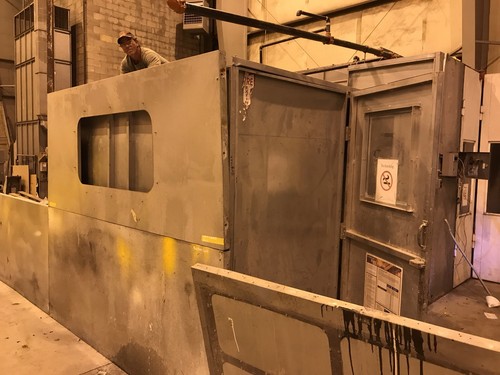 used paint spray booth