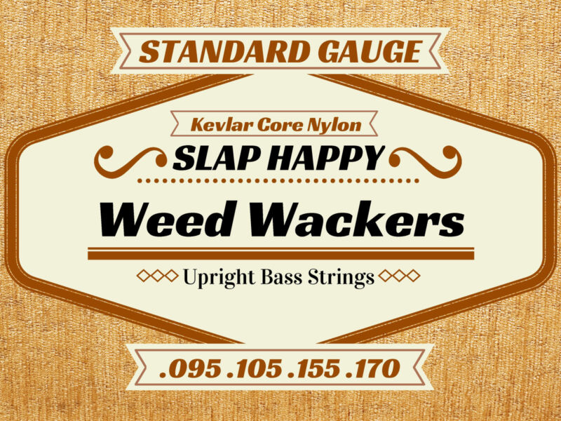 SINGLE STRING Slap Happy Weedwackers Synthetic Gut Upright Double BASS STRINGS