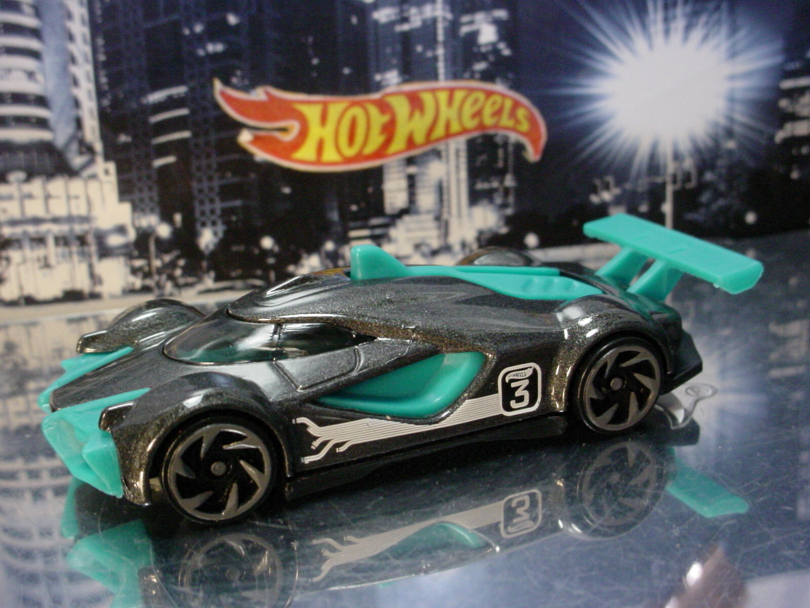 2024 Hot Wheels MACH SPEEDER ✰gray/aqua;gray ra6 ✰Multi