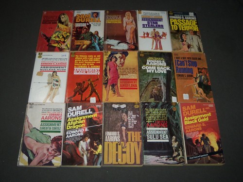 EDWARD S. AARONS PAPERBACK BOOKS LOT OF 71 - CW 6009