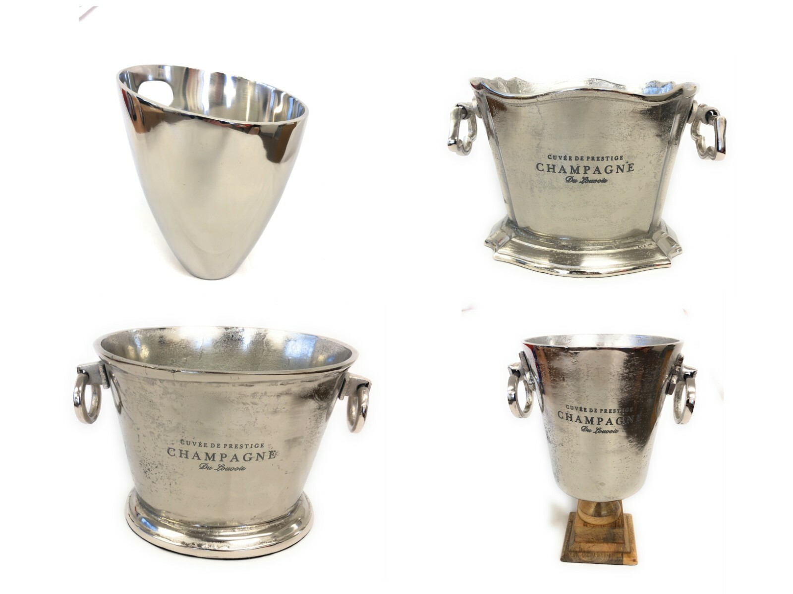 Deluxe Vintage Style Large Champagne Ice Bucket, Prosecco