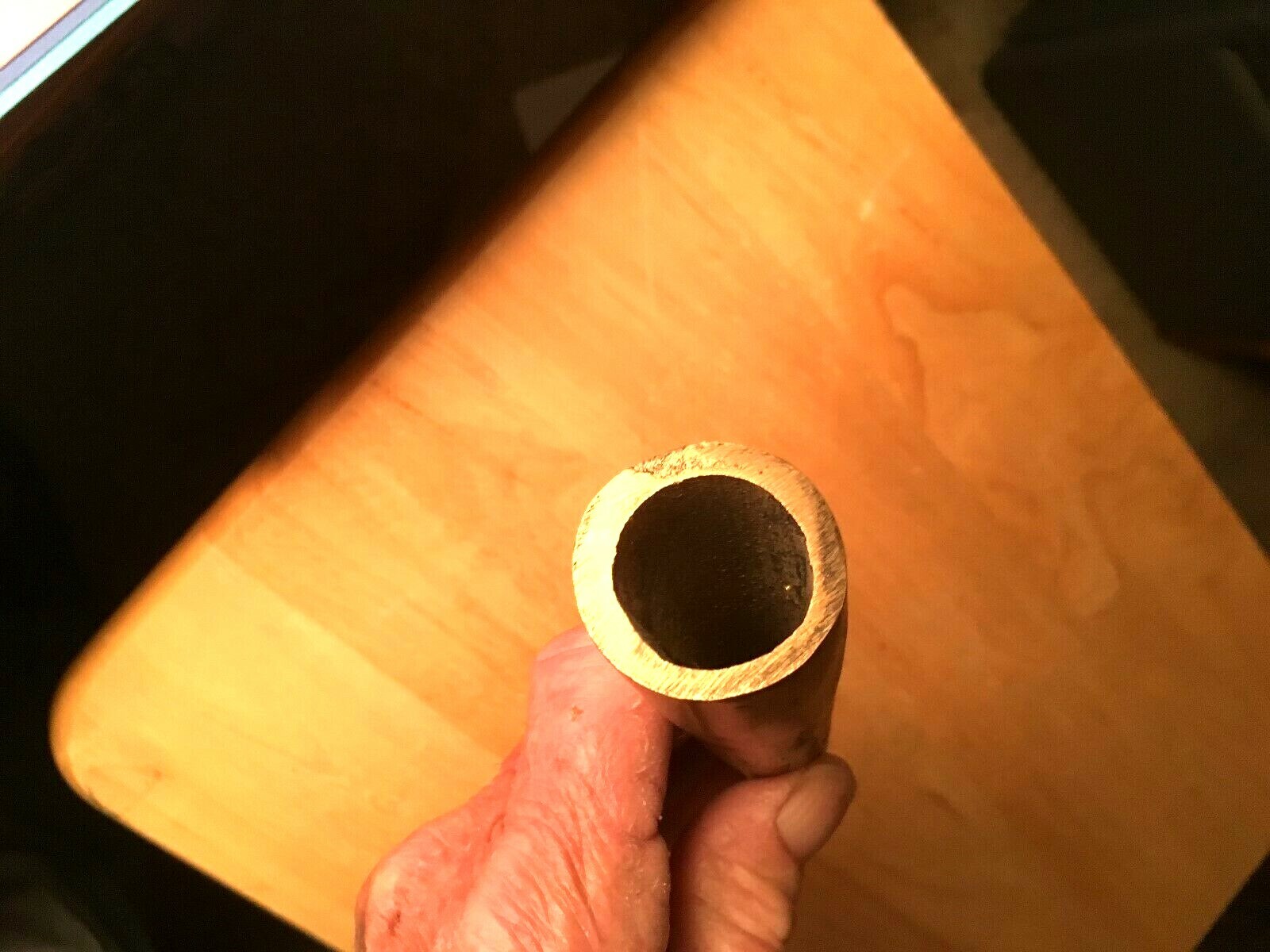 Vintage  Brass Boat  Hook