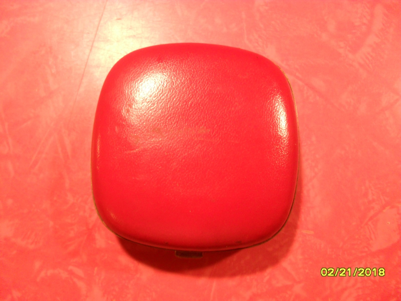 Vintage Red Westclox Travel Alarm Clock