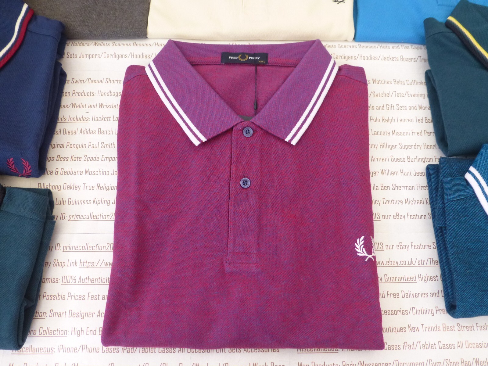 FRED PERRY M3600 Polo Shirt Mens Classic Pique Lt Rose Size