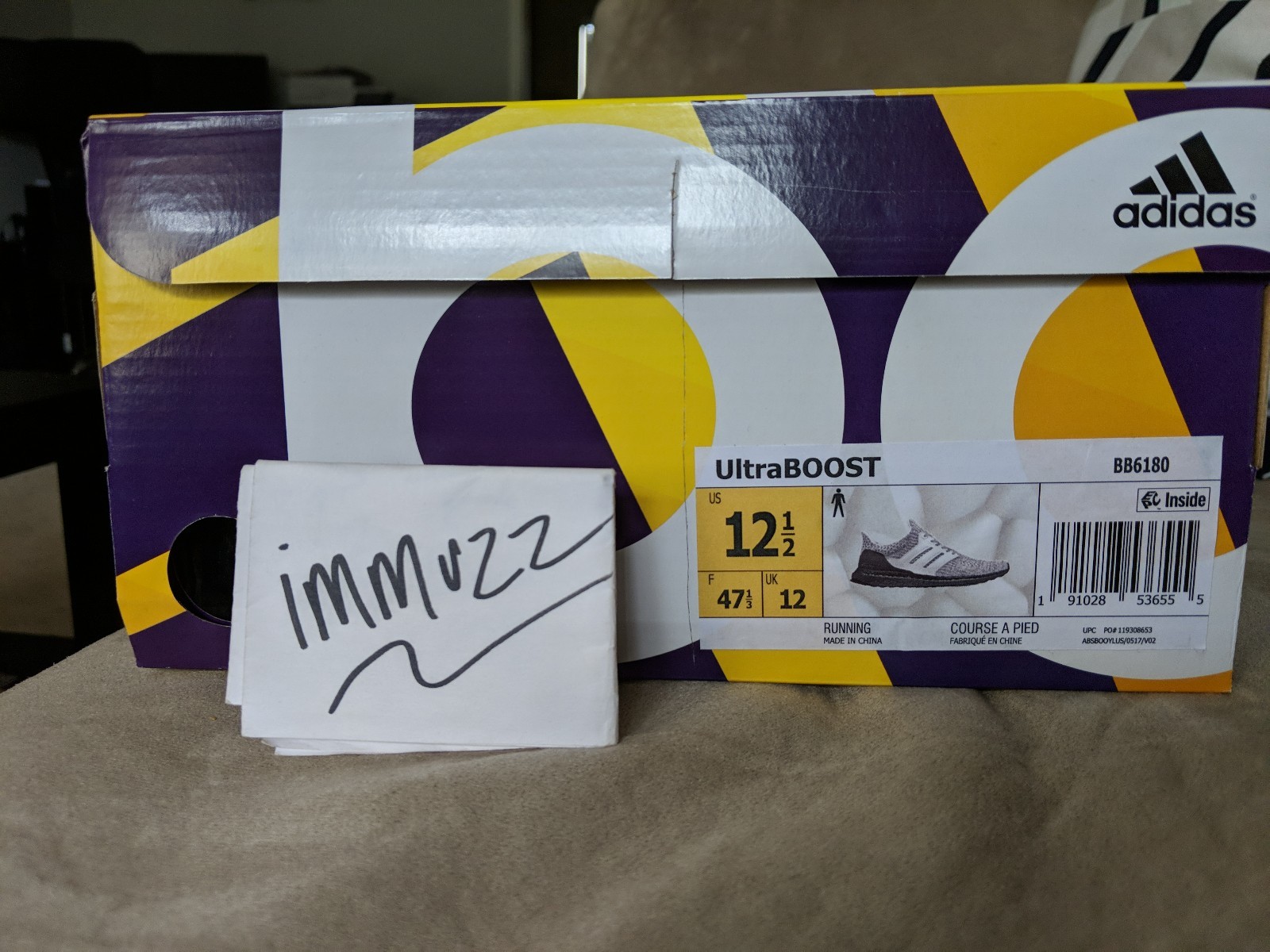 FOB Sports Adidas Ultra Boost four generation running shoes