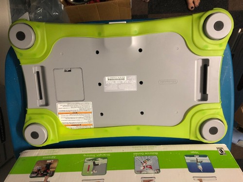 Wii Fit Board With Green Sleeve