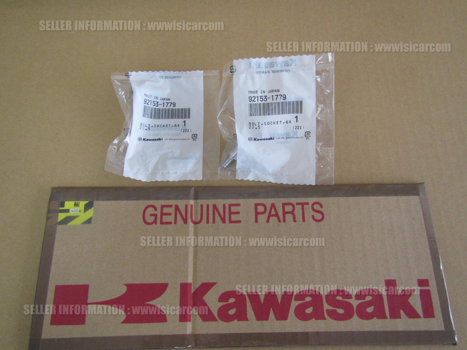 スター KAWASAKI NINJA ZX-10R ZX-10RR 11-23 BOLT SOCKET 6X22.5 X2PC