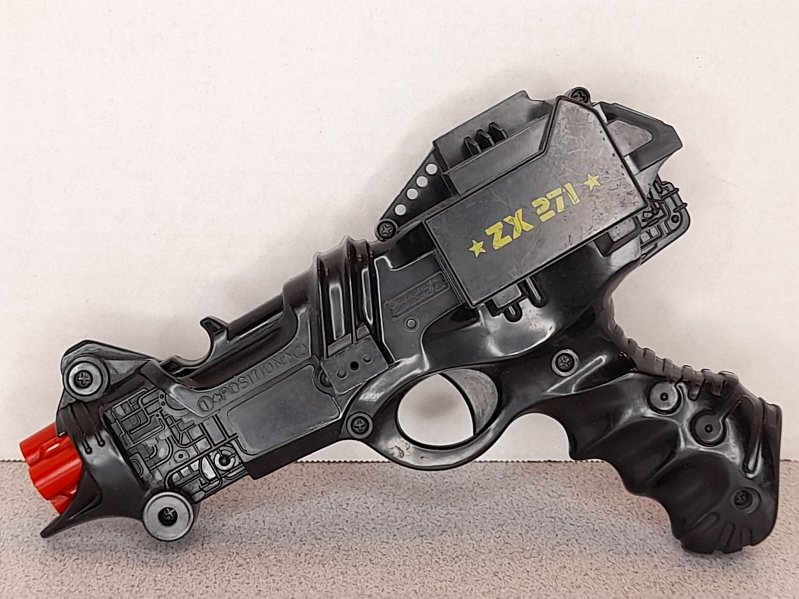 Vintage 1982 Edison Giocattoli Toy Space Gun ZX271 Blade Vintage 1982 Edison Giocattoli Toy Space Gun ZX271 Blade