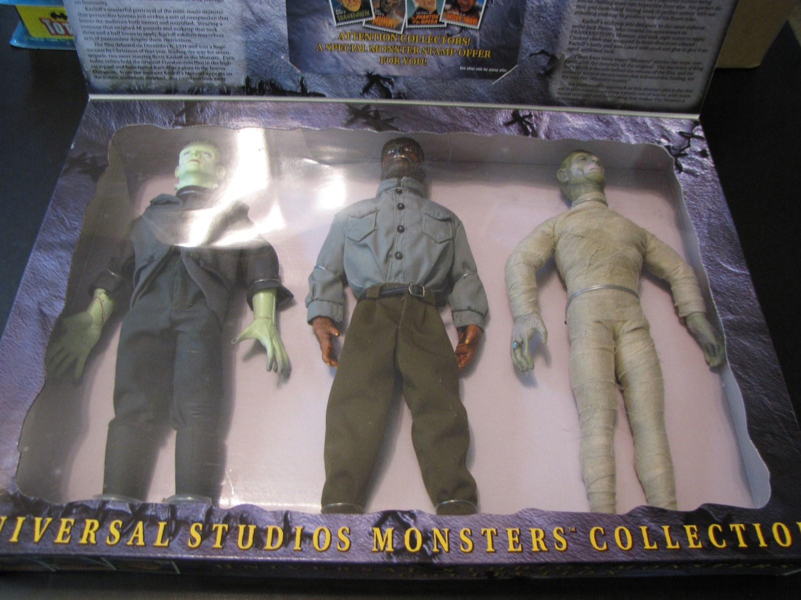 Hasbro Universal Studios Monsters Collection 12 inch Frankenstein Wolf Man Mummy