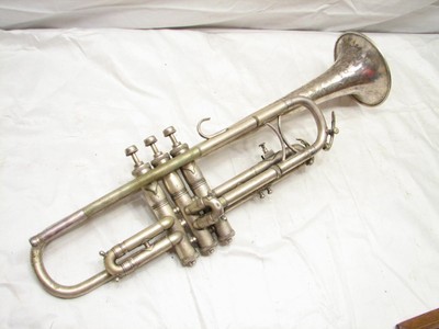 Antique King Liberty Trumpet H.N. White w/Case Horn Musical Instrument Bb 1930s