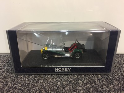 Caterham Super Seven 11983 Aluminium Yellow and Green 1:43
