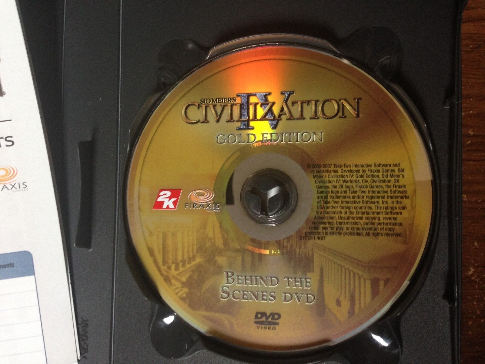 2007 Sid Meier's Civilization IV Gold Edition Game