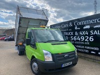 2014 Ford Transit T350 2.2 TDCI 125PS MK7 MWB L2 CAGED TIPPER DROPSIDE TIPPING B
