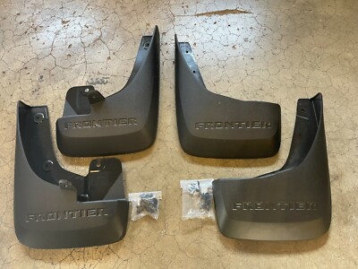 NEW OEM 2022-2024 NISSAN FRONTIER (S,SV)  4 PC SPLASH GUARD SET W HARDWARE