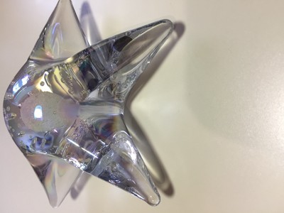 Art Glass Star Paperweight Contemporary by Silvestri