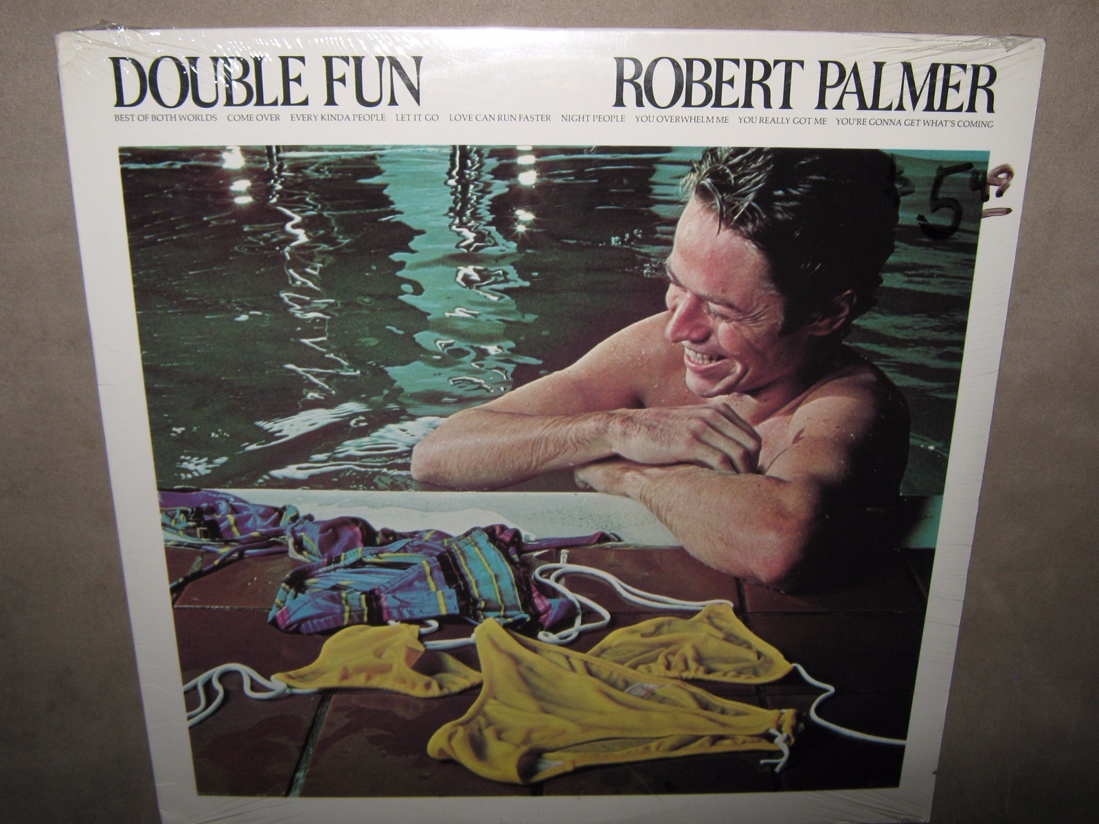 ROBERT PALMER Double Fun SEALED LP 90491-1 Reissue NoCut SS