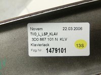VW Phaeton 3D 01-07 Lang Türleiste Links Vorne Innen Blaupunkt Hochtöner L041 VW Phaeton 3D 01-07 13.05.2006... Vorschau 6