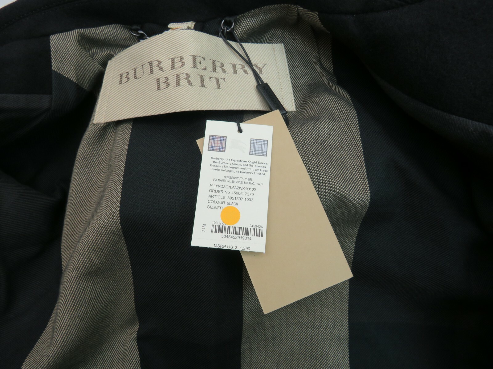 BURBERRY BURBERRY LYNDSON 3-IN-1 BLACK WOOL CASHMERE QUILTED VEST WARMER TRENCH COAT XXL