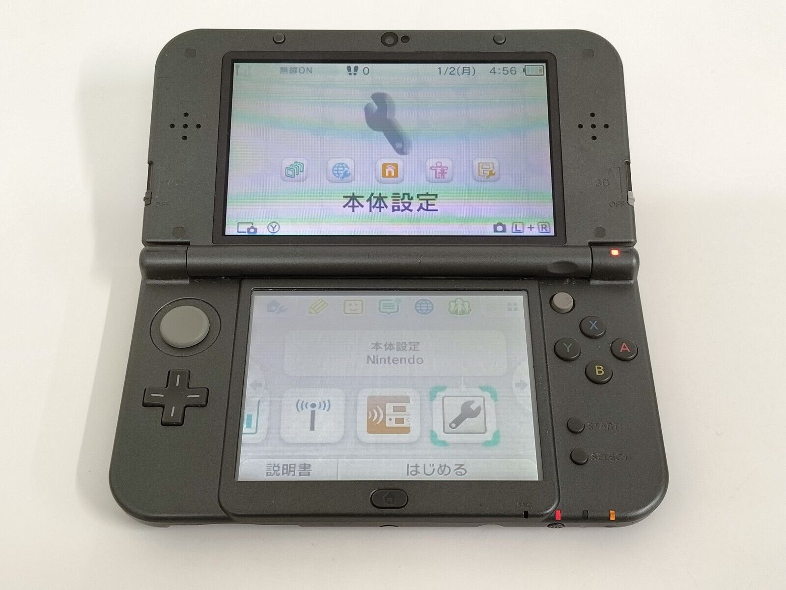 L4478 Nintendo new 3DS LL XL console Metallic Black Japan x L4478 Nintendo new 3DS LL XL console Metallic Black Japan x