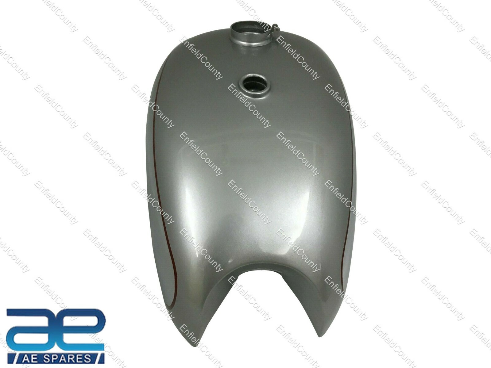 PETROL FUEL TANK CHROME & SILVER 4 GALLAN WITH CAP TAP FOR BSA GOLDSTAR  