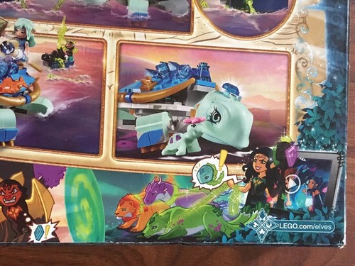 RARE Lego Elves Naida & the Water Turtle Ambush 41191 Building Set 205 Pieces