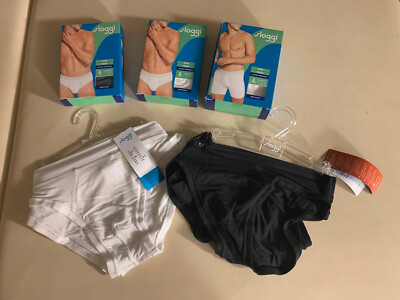 Lot of Sloggi 5 under ware  FREE SHIPPING WORLDWIDE (Sizes S M L XL ONE SIZE)
