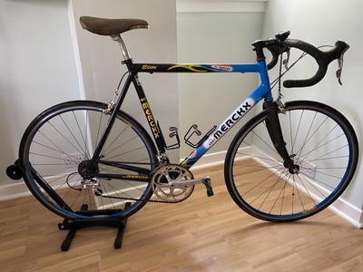 Eddy Merckx Elite Road Bike Domo Farm Frites Dura Ace 7700 Chris King Turbo 