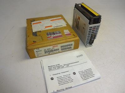 AEG MODICON AS-BDEP-218 INPUT MODULE 115VAC 16POINT 