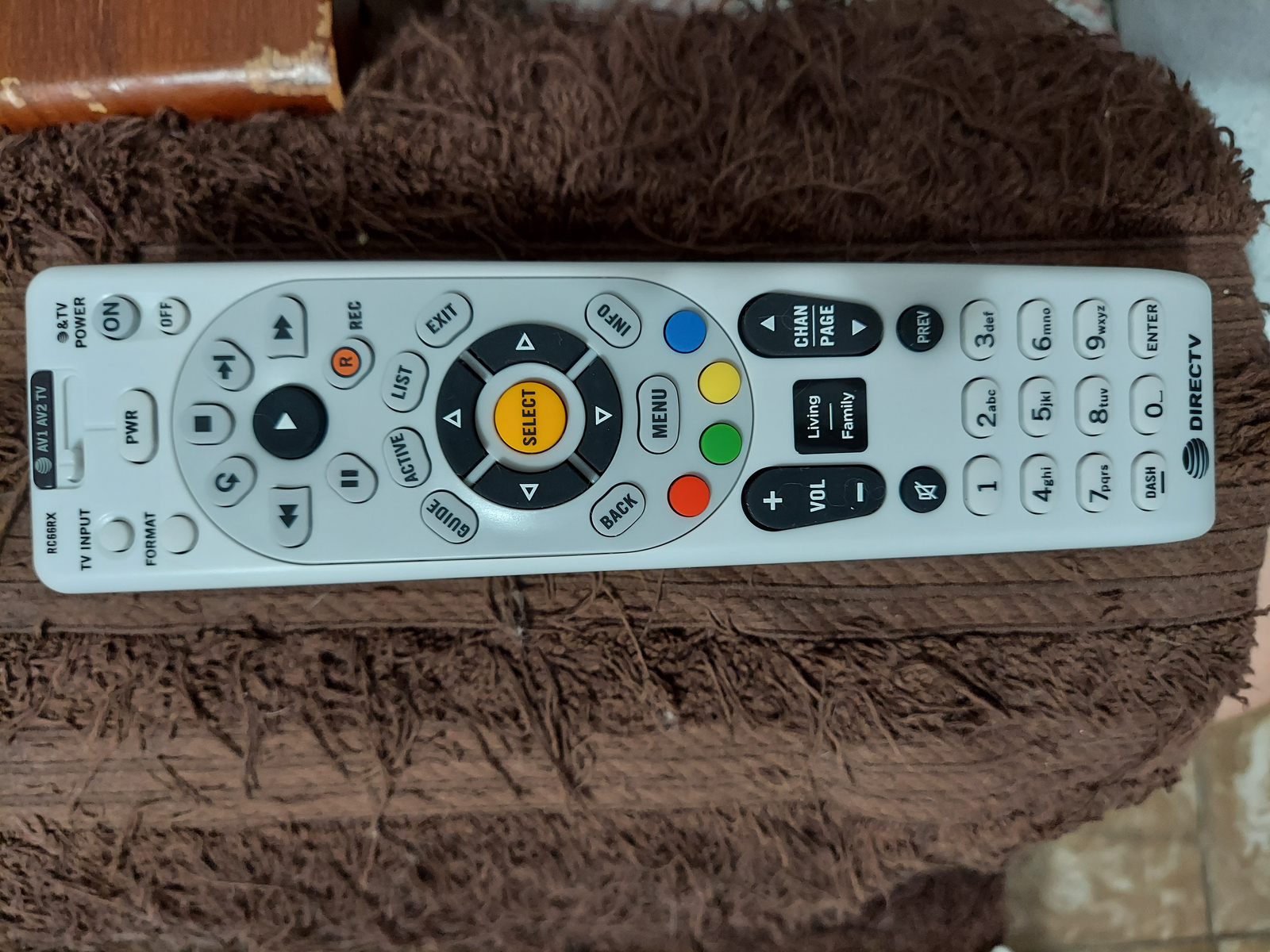 Brand New Universal DirecTV RC66RX IR/RF Remote Control AT&T Replaces