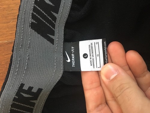 Johns Hopkins Lacrosse Nike Therma Fit Sweatpants (Adult Men’s Large) Black