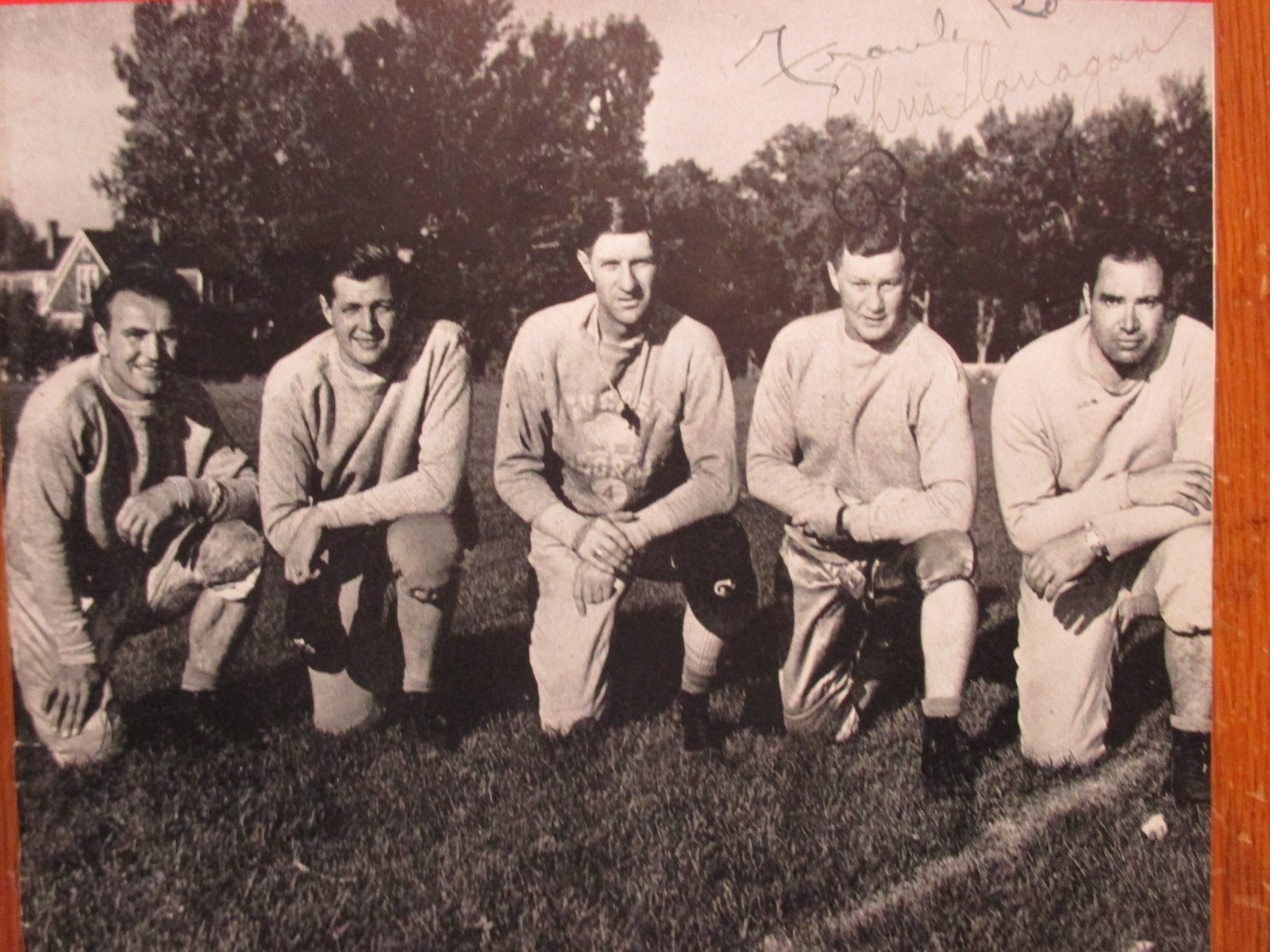 FRANK POTTS/ROLAND KARANCI/CHRIS FLANAGAN  Signed 1945 Colorado Football Program