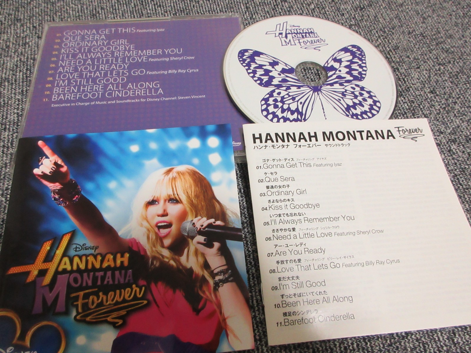 海外版　Hannah Montana ハンナモンタナ レコード　新品 Amazon.com: Hannah Montana Forever[Hot Pink Cadillac/Purple