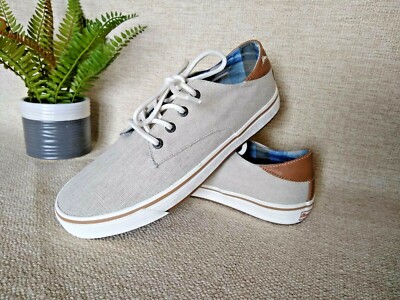 Tommy Bahama NWoB Dune Drifter Men Fashion Sneaker Lace Tan US8D TB9M00113