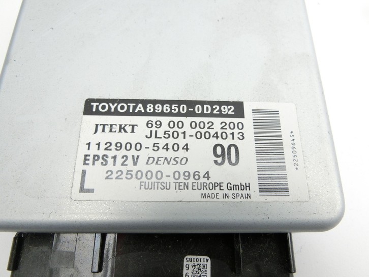 Toyota Yaris XP13 10-14 Steuergerät ECU Modul für Elektr. Lenkhilfe Toyota Yaris XP13 10-14 15.05.2012 896500D292... Vorschau 2