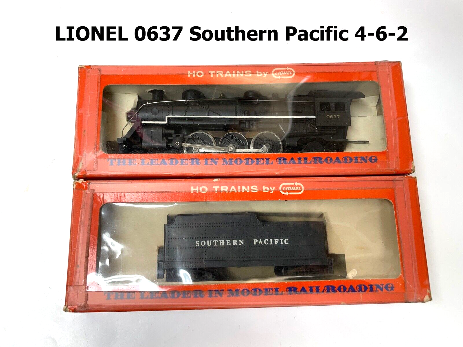 LIONEL HO - 0637 SOUTHERN PACIFIC 4-6-2 STEAM LOCOMOTIVE LIONEL HO - 0637 SOUTHERN PACIFIC 4-6-2 STEAM LOCOMOTIVE