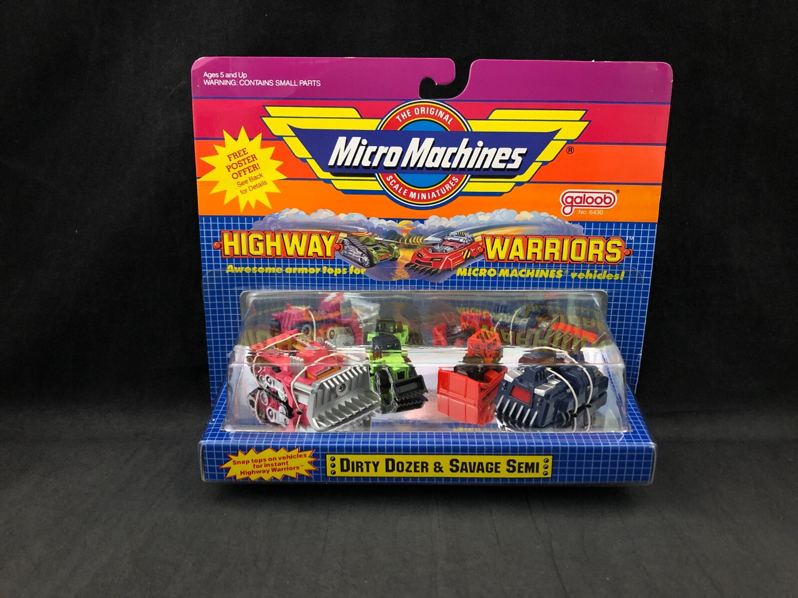 Vintage Micro Machines Highway Warriors 