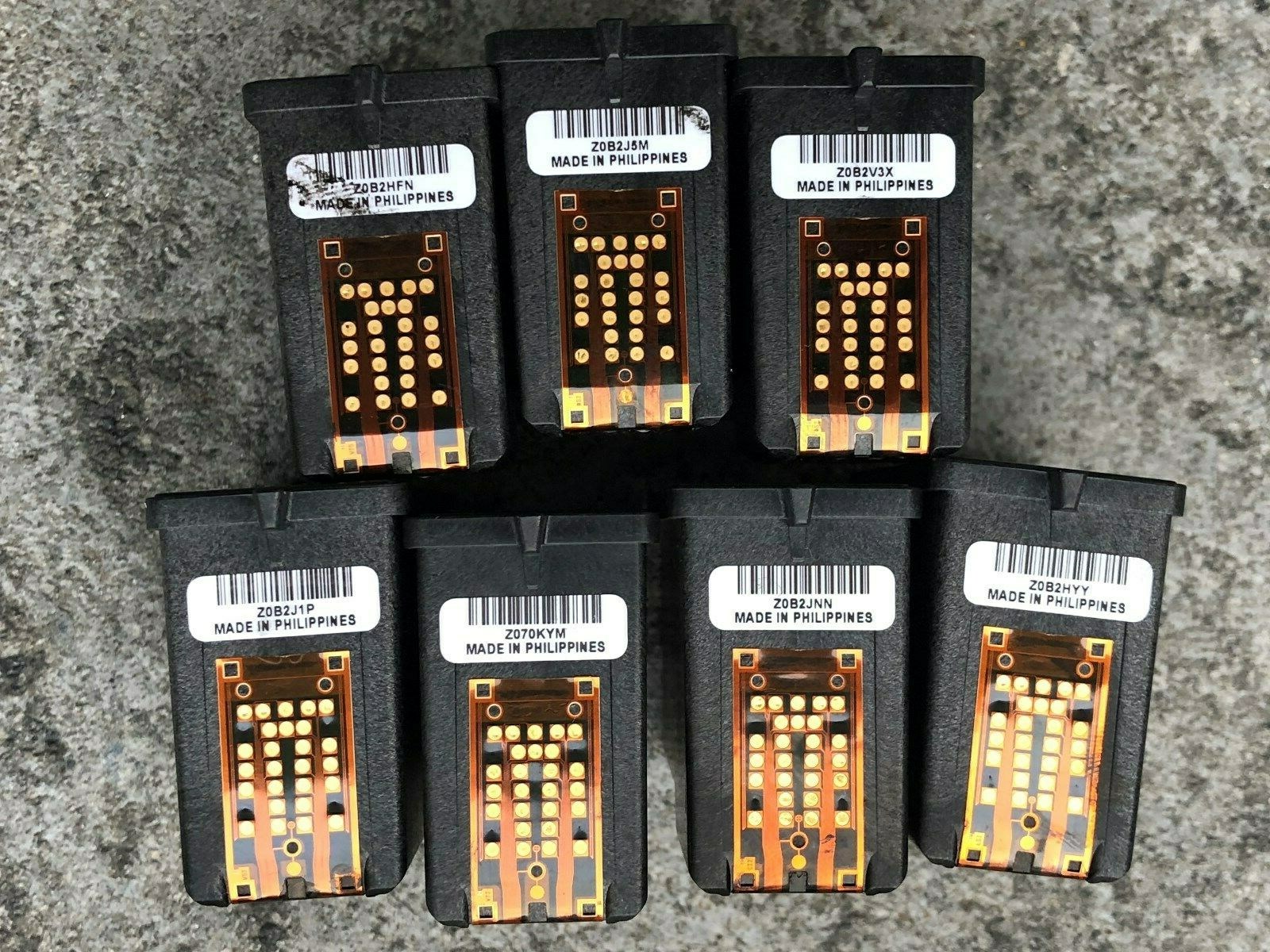 7 Kodak Verite XXL Black Empty Printer Ink Cartridges FOR RE-FILLING