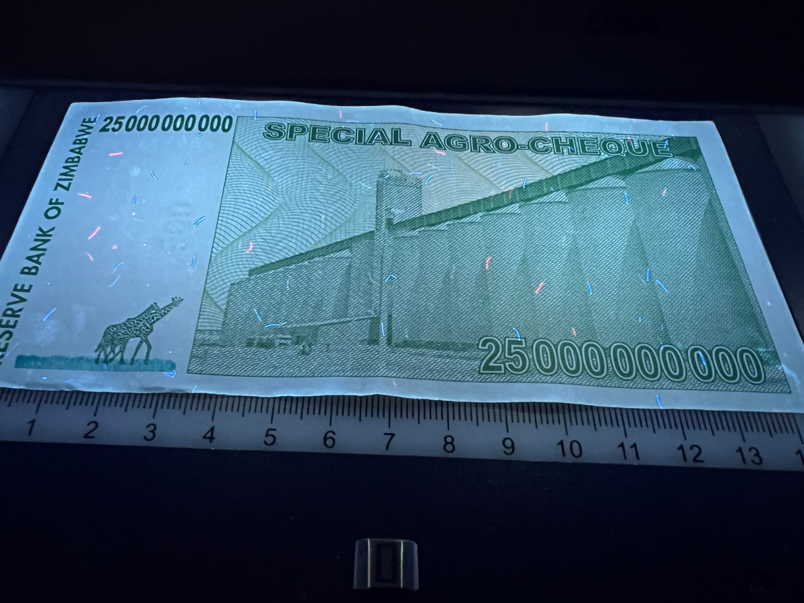 100x Zimbabwe 25 Billion Dollar Special Agro Cheque Bill Banknote - 2.5 Trillion