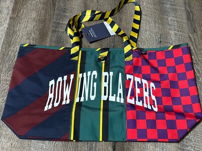 Rugby Stripe Tote Bag Rowing Blazers x Target New Duffel 16 X 6 X 12.5