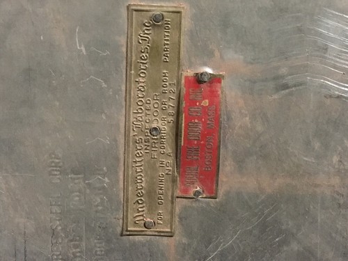 Sliding Fire Door & hardware,Antique Industrial Rustic, NO SHIPPING PICK UP ONLY