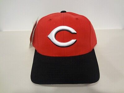 Vintage MLB Cincinnati Reds Snapback Cap Hat 90s Logo Athletic NEW NWT