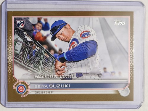 Seiya Suzuki RC 2022 Topps Update Series Gold Parallel 866 Seiya Suzuki RC 2022 Topps Update Series Gold Parallel 866