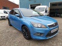 Ford Focus 1.8 Zetec S 5dr HATCHBACK 2009 09 REG MANUAL BLUE SAT NAV & CAMERA