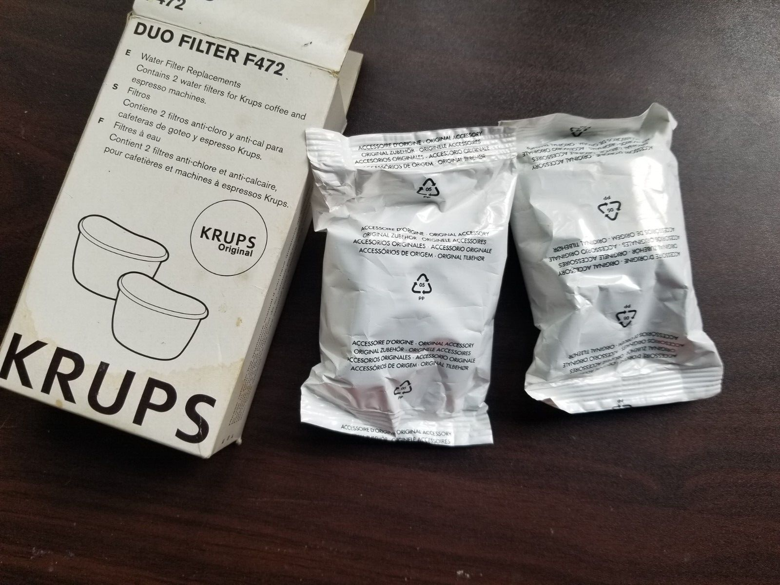 Krups F472 DUO Filters 2 for Coffee Maker NEW Sealed eBay