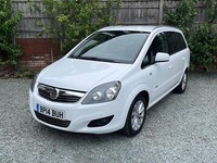 **FSH** 2014 Vauxhall Zafira 1.8i Design NAV 7 Seats